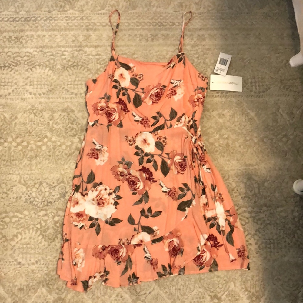 Blush Floral Mini Dress